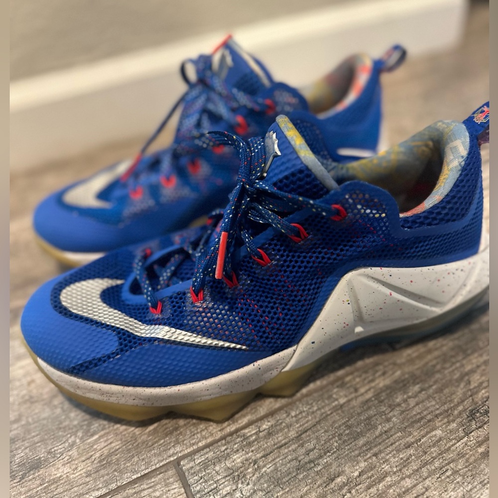 Nike Lebron 12 Low Limited Edition Mens 11 Sneaker Hyper Cobalt Blue J-8-2 2691